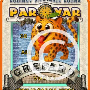 0325 – Samolepicí Etiketa GREPARD 10